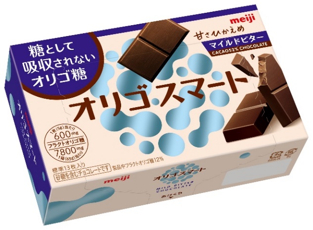 糖として吸収されないオリゴ糖を使ったビターな「ロカボ」チョコレート 発売！