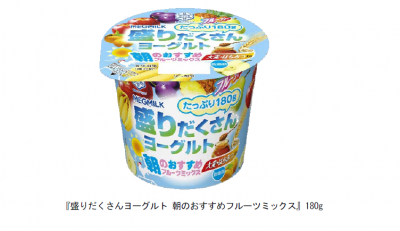 盛りだくさんヨーグルト朝のおすすめフルーツミックス
