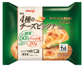 糖質50％オフ！罪悪感なしのチーズピッツァがおいしそう！