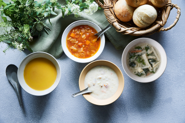 人気の野菜たっぷり低カロリースープでおこもり生活を応援！