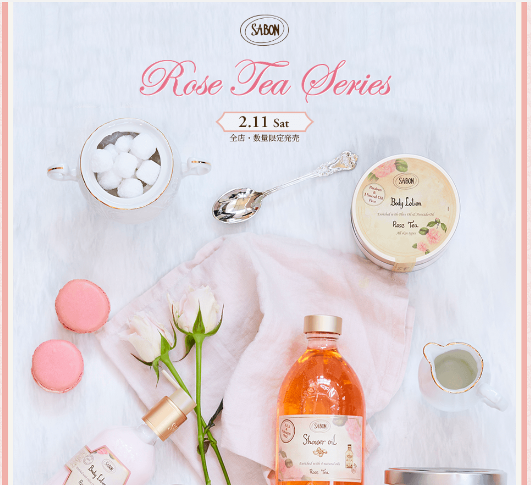 SABON Rose Tea Series