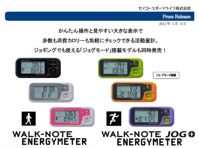 ウォークノートエナジーメーター