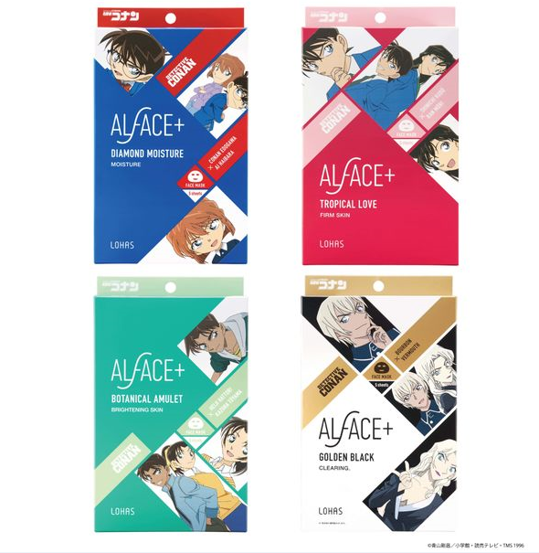 名探偵コナン×ALFACE+特別コラボ！スキンケアアイテム3種類が新発売