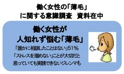 薄毛に関する意識調査