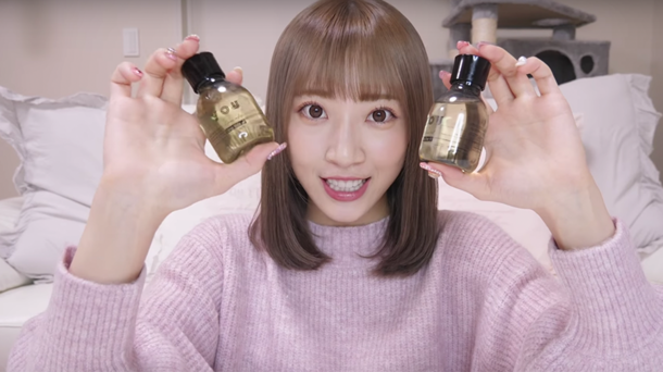 人気YouTuberのさぁやが紹介『YOU TOKYOヘアオイル』