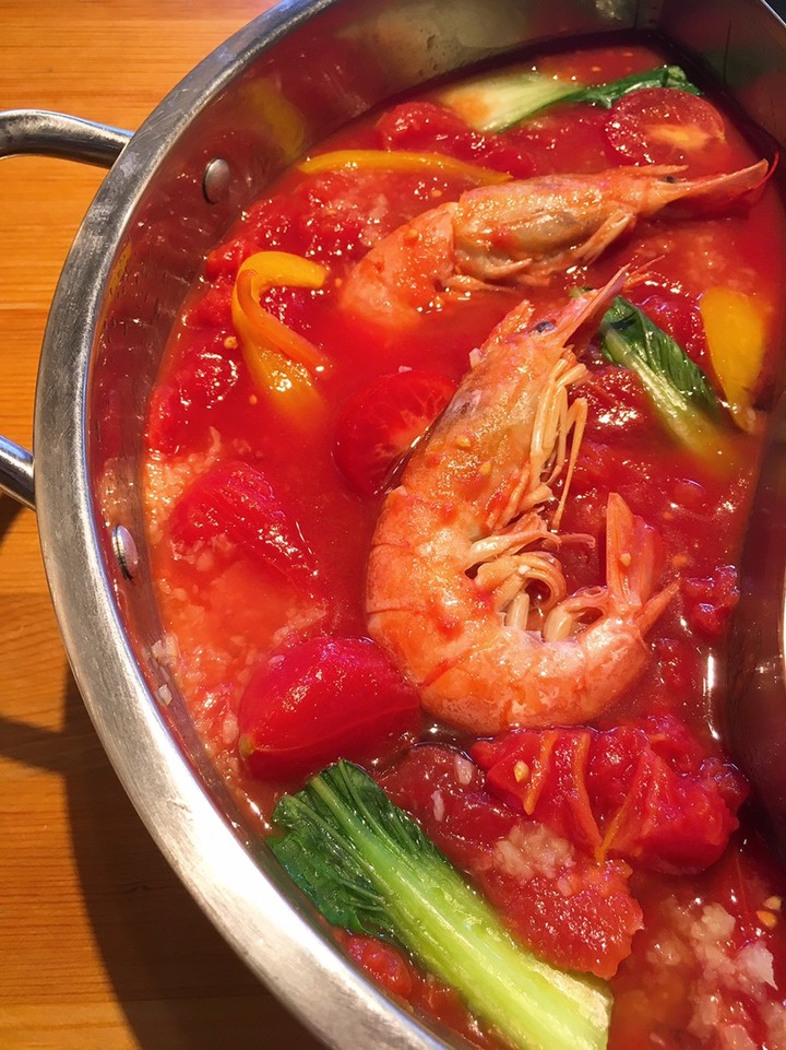 海老トマト鍋