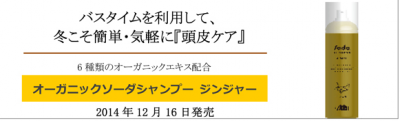 オーガニックソーダシャンプー ジンジャー